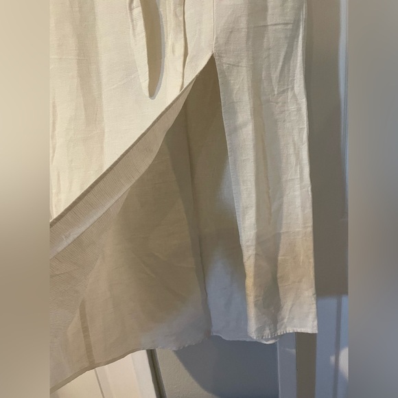 URBAN OUTFITTERS Tanning At The Beach Linen Midi Skirt - Picture 7 of 10